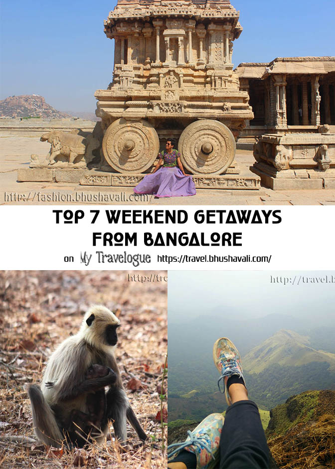 Top 7 Weekend getaways from Bangalore within Karnataka (India) My