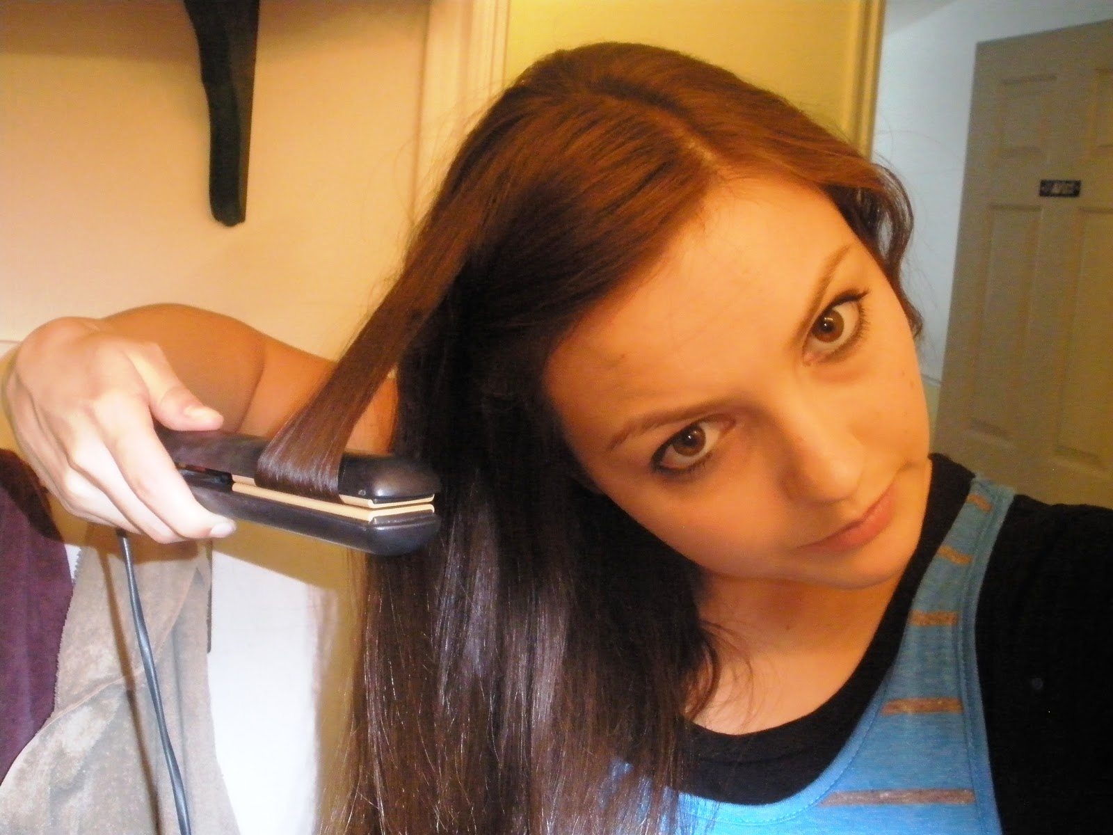 The Dancing Cow How To Crimp Your Hair With a Straightener