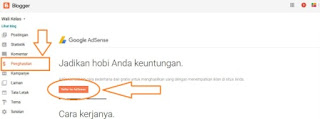 Cara Daftar Google Adsense Lewat Blogger 