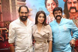 Shriya Saran Nandamuri Balakrishna at Gautamiputra Satakarni Team Press Meet Stills  0216