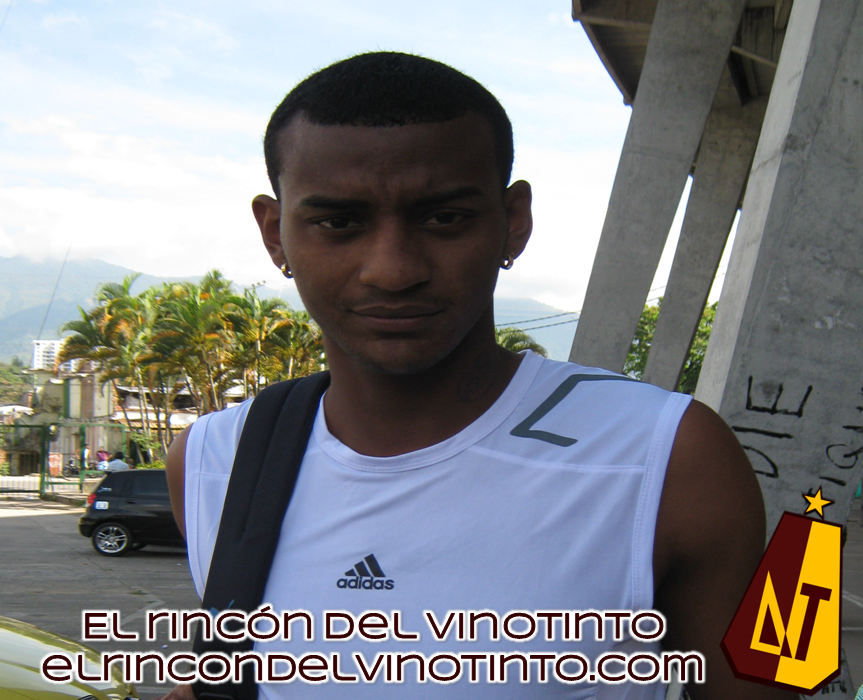 El delantero del Deportes Tolima, Danny Santoya.