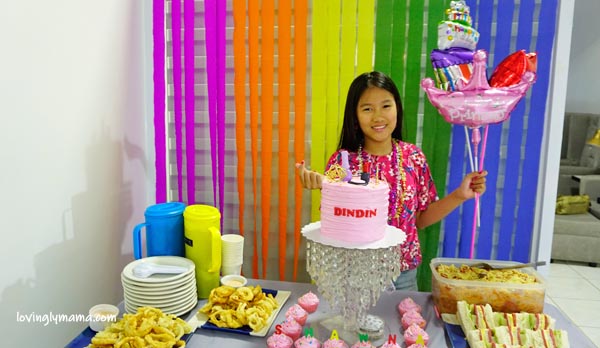 Bacolod mommy blogger, paper decorations, DIY birthday party decors, crepe paper, pink cake, mani-pedi birthday party, Bacolod nail salon, nail salon, pink cake and cupcakes, snacks, party food, foil balloons, Hannah's Party Decors, crown foil balloon, cake foil balloon, party sandwich, clubhouse sandwich, natural nail polish, organic nail polish, Aima Nail Salon, Bacolod nail salon, pre-teen, tween, friends, time with friends, nails, colorful nails, nail polish, homeschooling friends, homeschooling, homeschooling in Bacolod, Bacolod salon, Bacolod Cupcake Cafe, Bacolod City, birthday, birthday party, birthday party ideas, nail technician, Aima Beauty Shop, shopping, Hua Ming, SM Store, JJC Nutritreats, pre-teen, tween