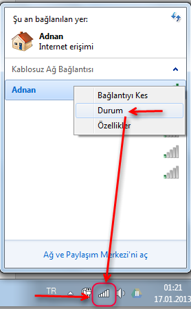 İnternet sağlayıcı bağlantısı