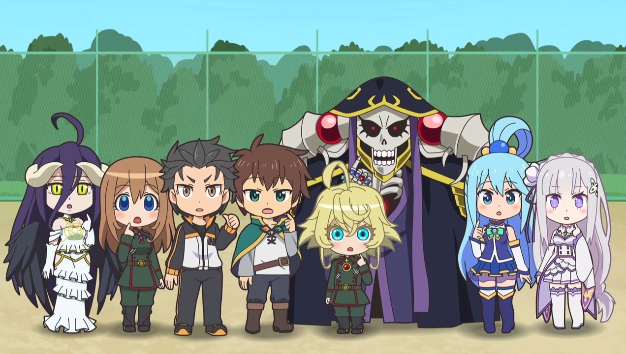 Anime Isekai Quartet tendrá segunda temporada