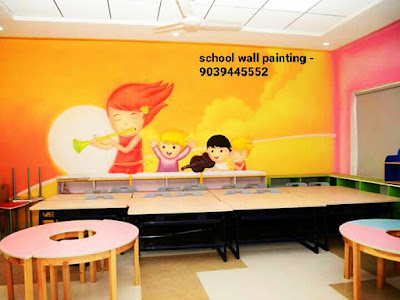 Play School Wall Paintings Picture Nagpur Play School wall Painting Themes Nagpur Play School Cartoon Wall Painting Nagpur