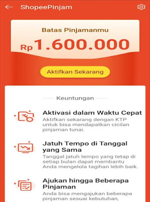 Cara Mengaktifkan Layanan ShopeePinjam