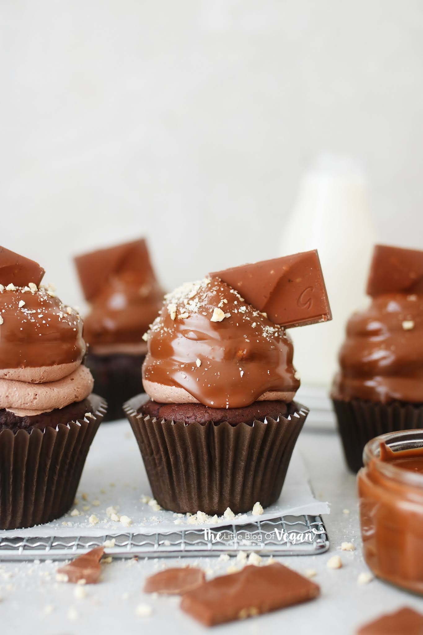 Vegan Nutella Cupcakes
