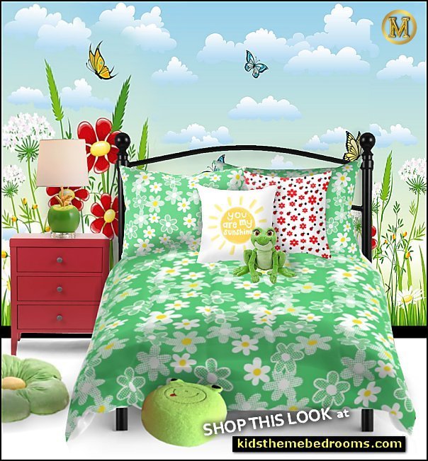 Decorating theme bedrooms - Maries Manor: garden bedroom decorating ideas - butterfly garden