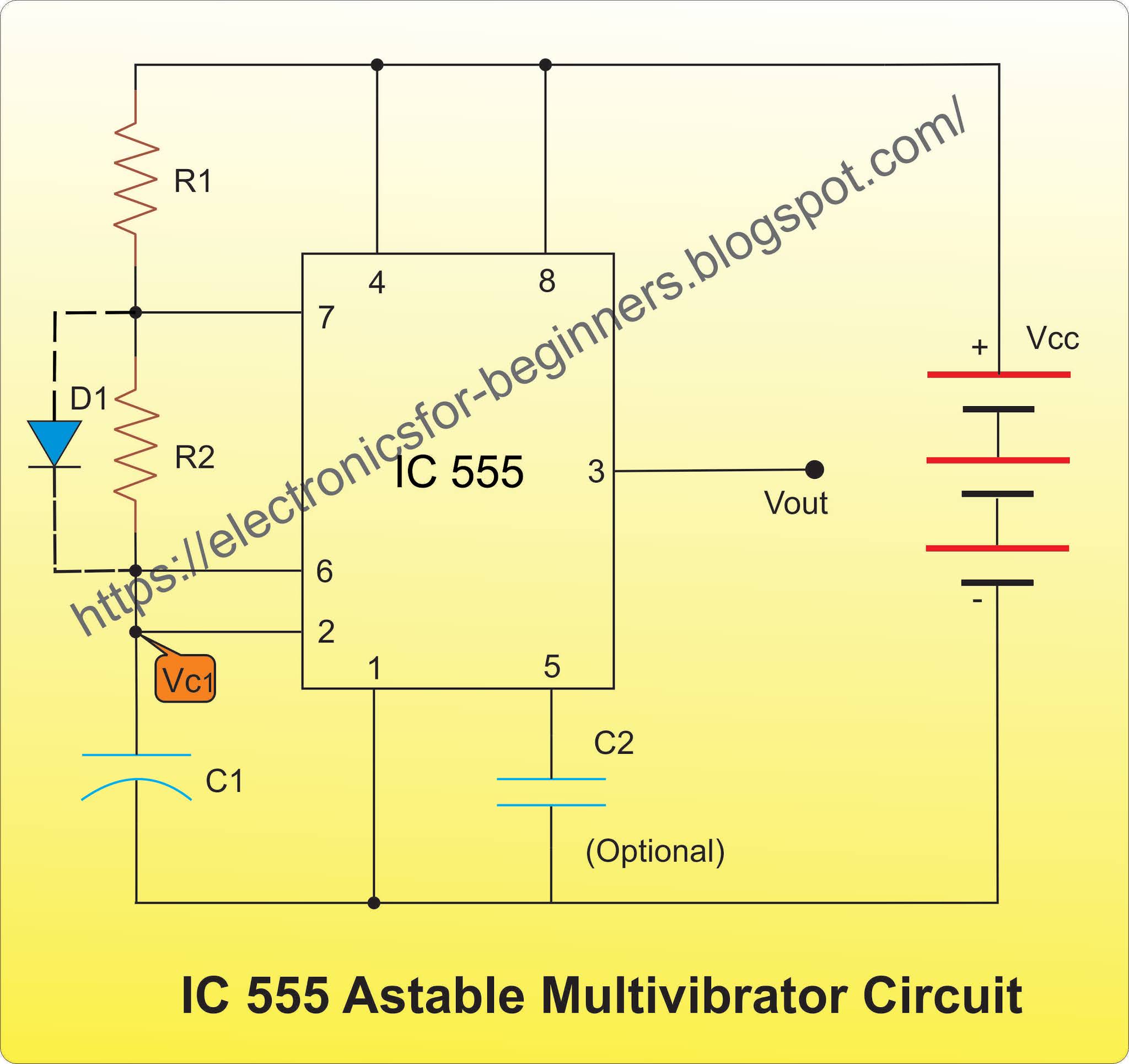 How timer IC 555 works?