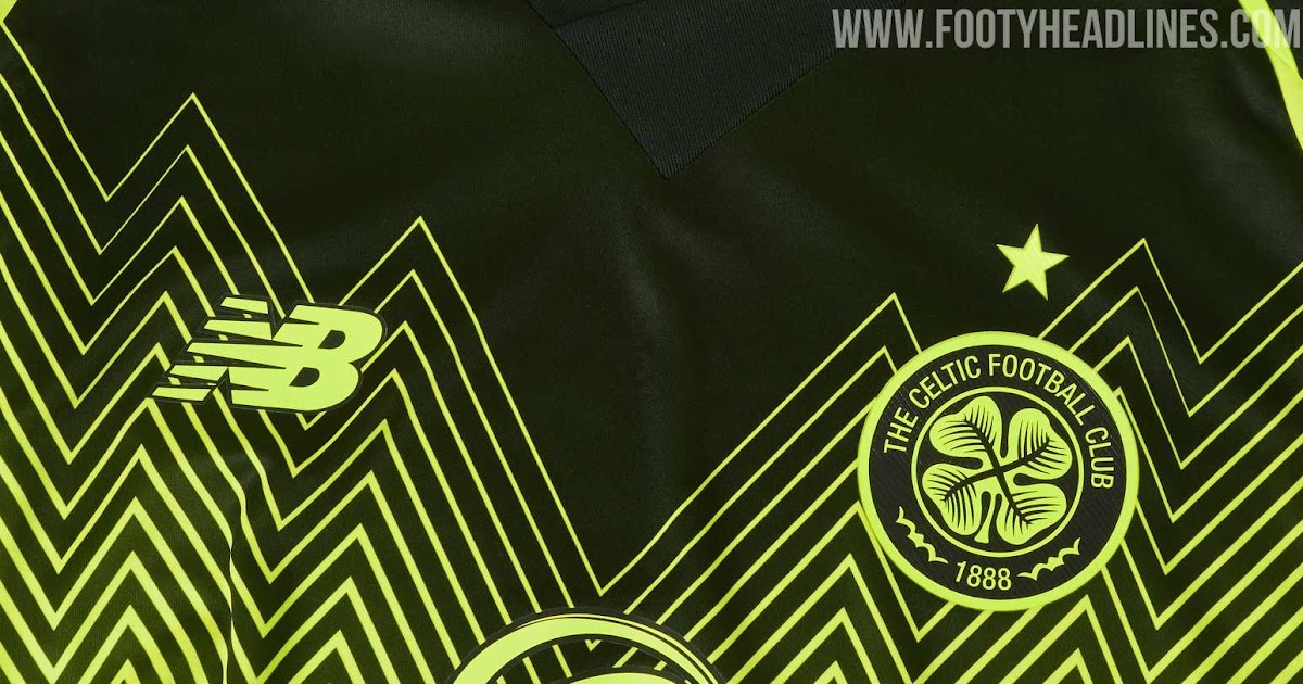 NB Celtic FC 3rd Jersey 2018/19 - Neon Yellow/Black