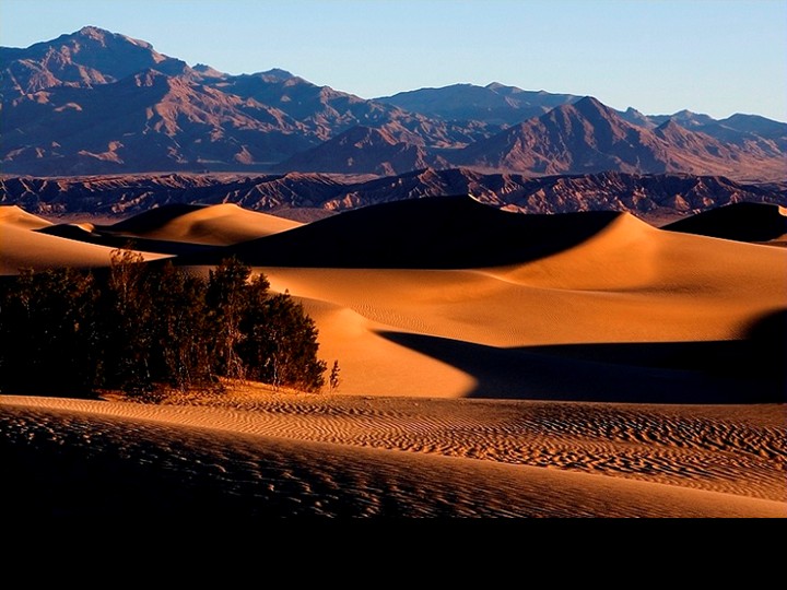 Scenic Desert. Desert well.