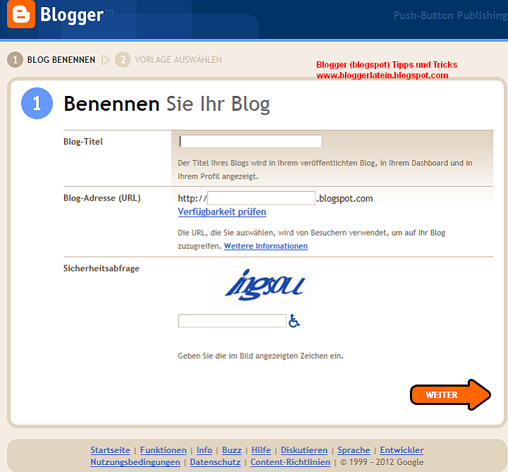 Blogspot Blogger