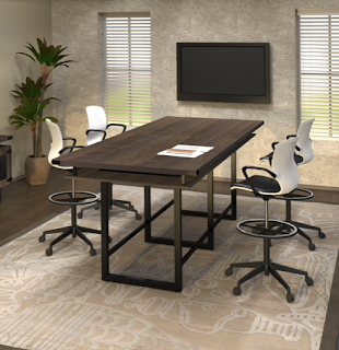 mirella standing height conference table