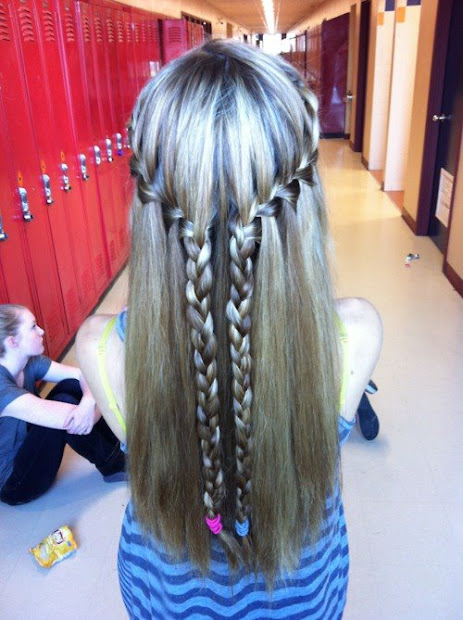 braid hairstyle haircolor