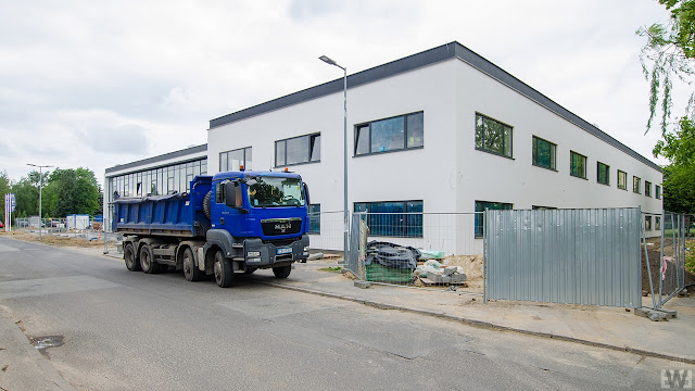 Biurowiec NFZ Bydgoszcz Budowa przy ulicy Łomżyńskiej w Bydgoszczy