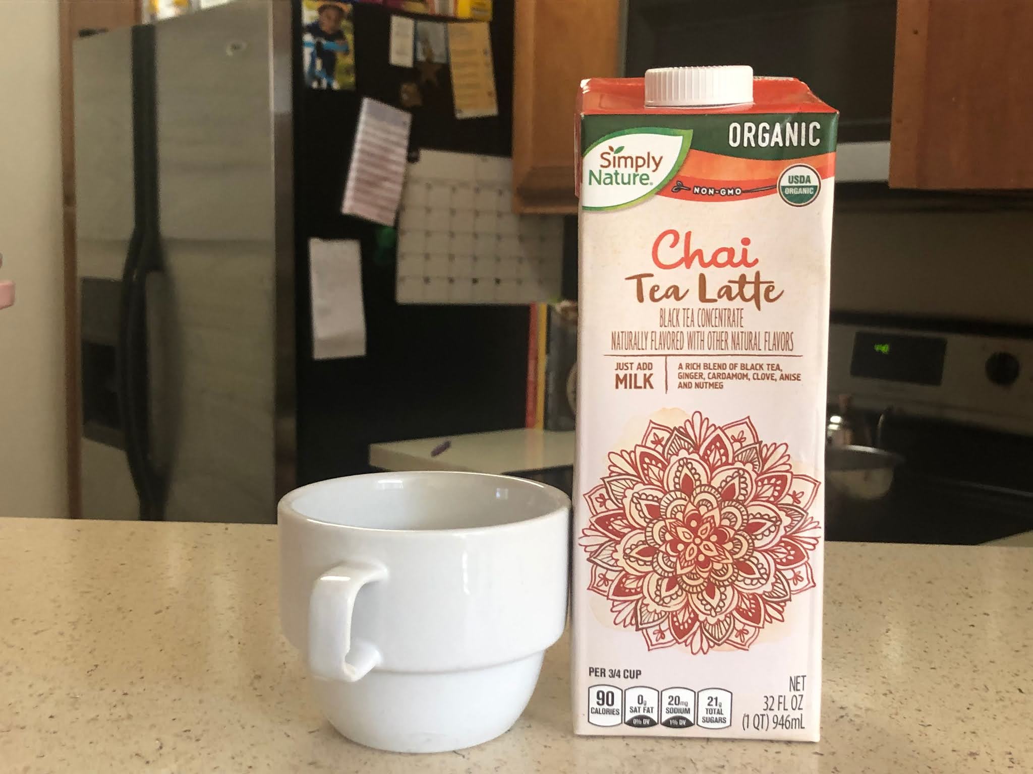 Aldi Obsession Review Simply Nature Chai Tea Latte