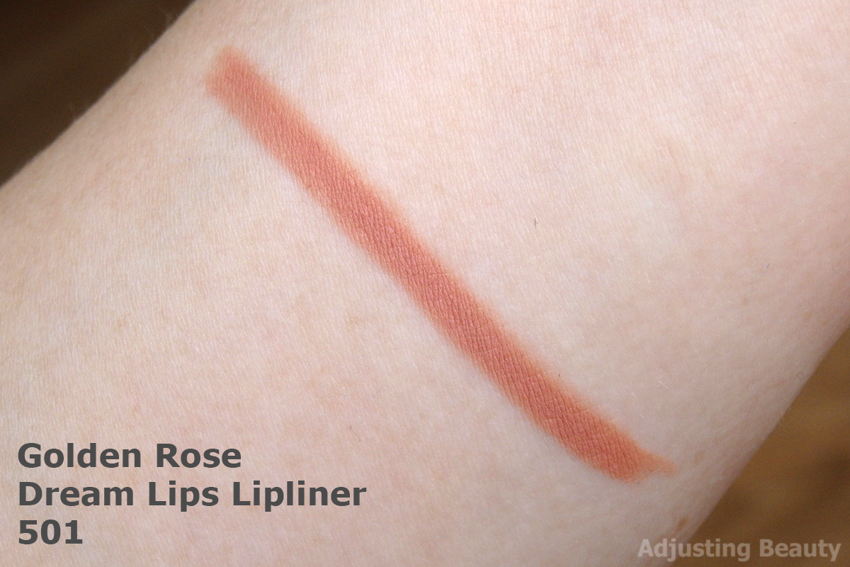 Review Golden Rose Dream Lips Lipliner 501 Adjusting Beauty