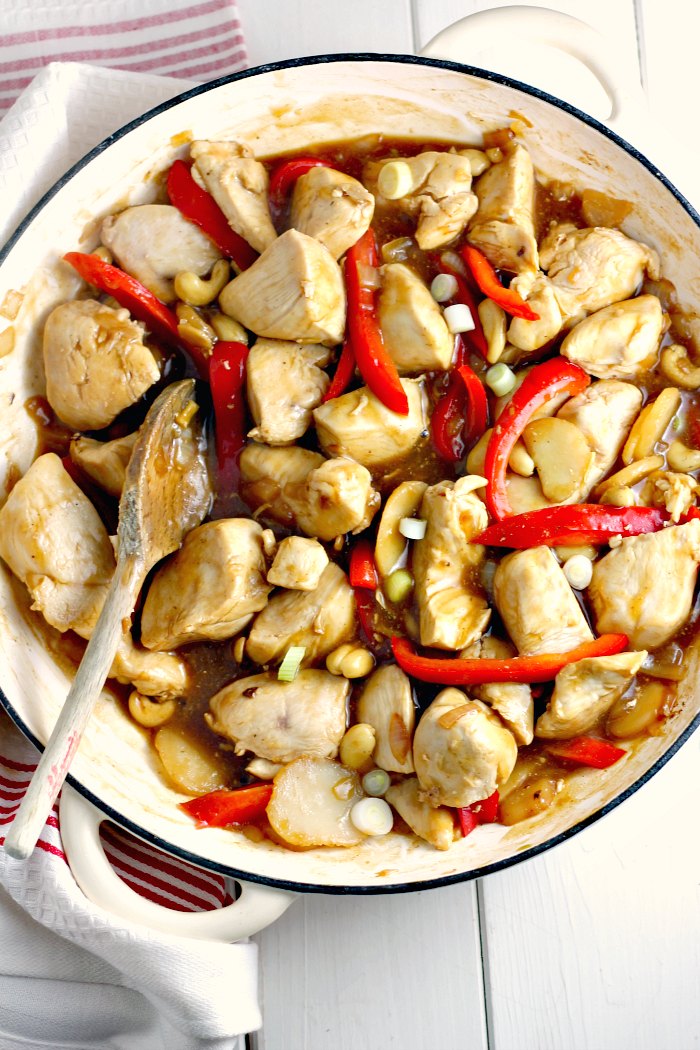 Jam and Clotted Cream Chinese Chicken & Cashew Nuts
