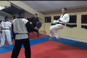 Atlit Taekwondo Aceh Utara Latihan Barsama Danrem Untuk Persiapan PORA 2021