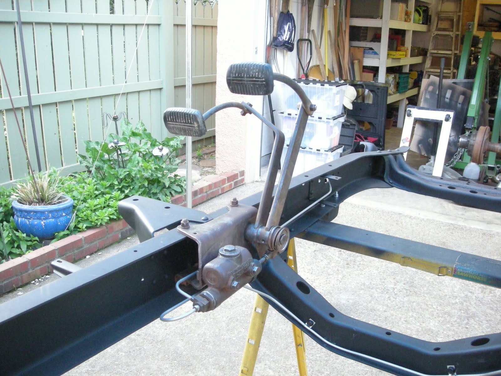 1954 Chevy Truck EV Conversion: Master Cylinder and Brake Lines