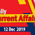 Kerala PSC Daily Malayalam Current Affairs 12 Dec 2019