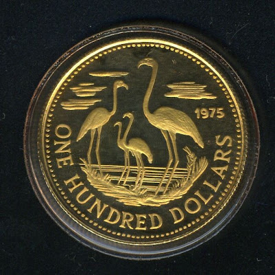 Numismatic Bahamas gold coins