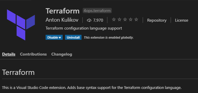 Visual Studio Terraform Visual Studio Terraform