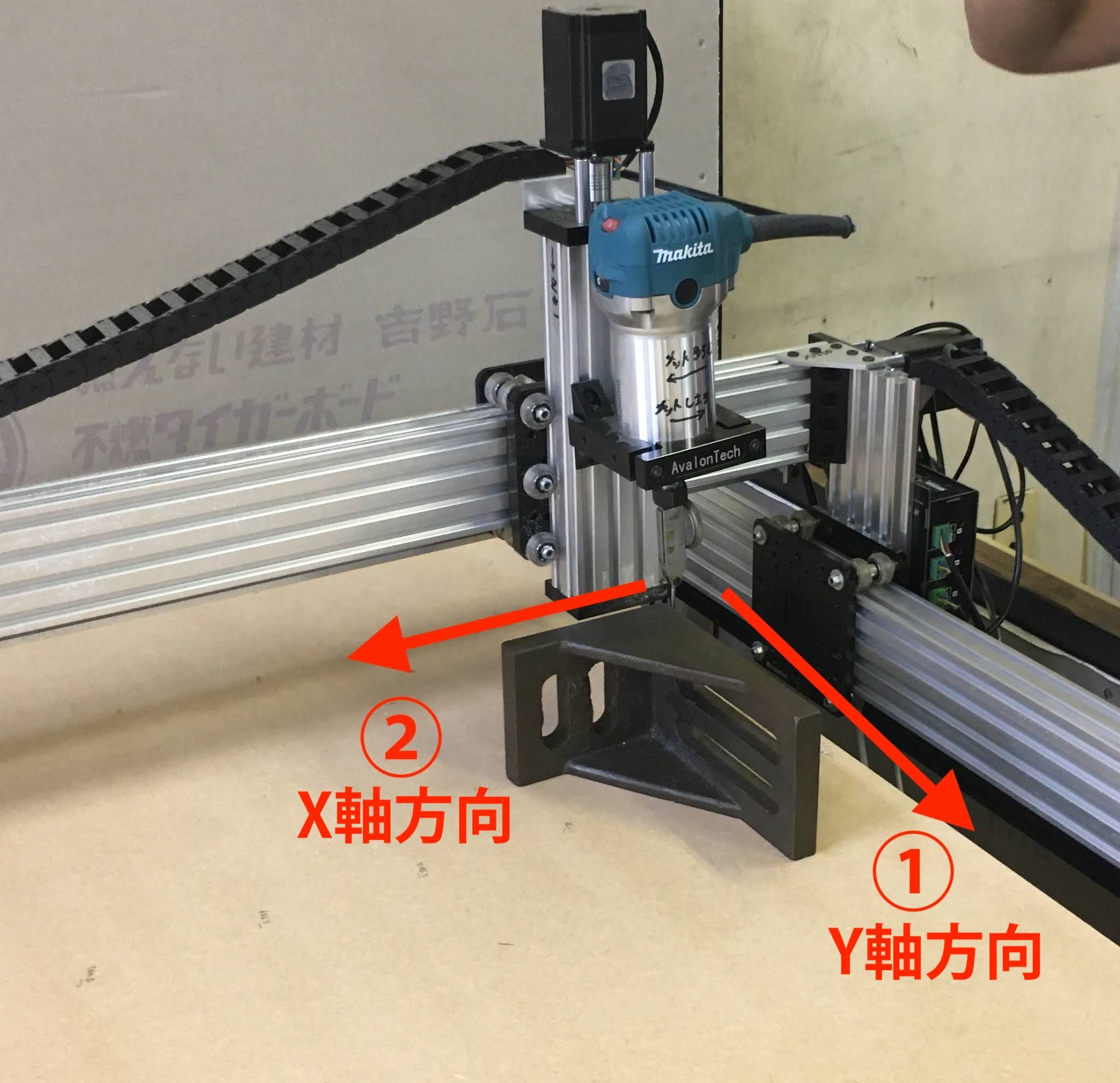 店内全品ﾎﾟｲﾝﾄ2倍!! Workbee CNCルーター500x750mm 【引取限定