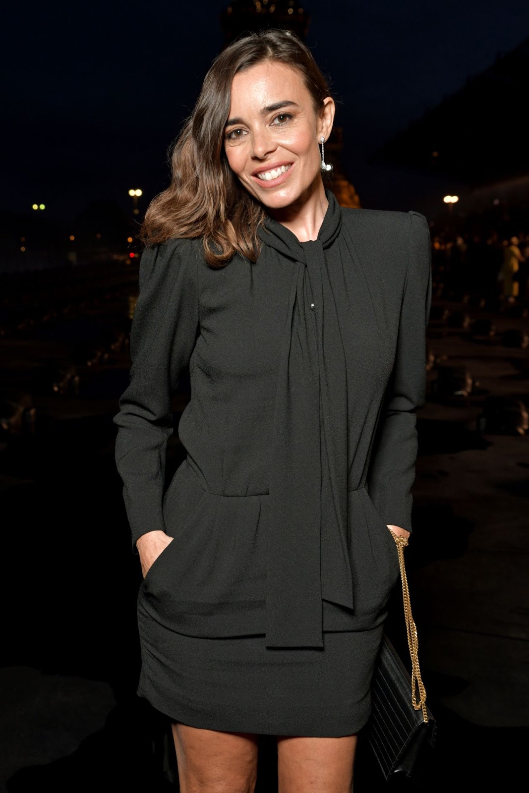 Elodie Bouchez – Saint Laurent Show in Paris 09/24/2019