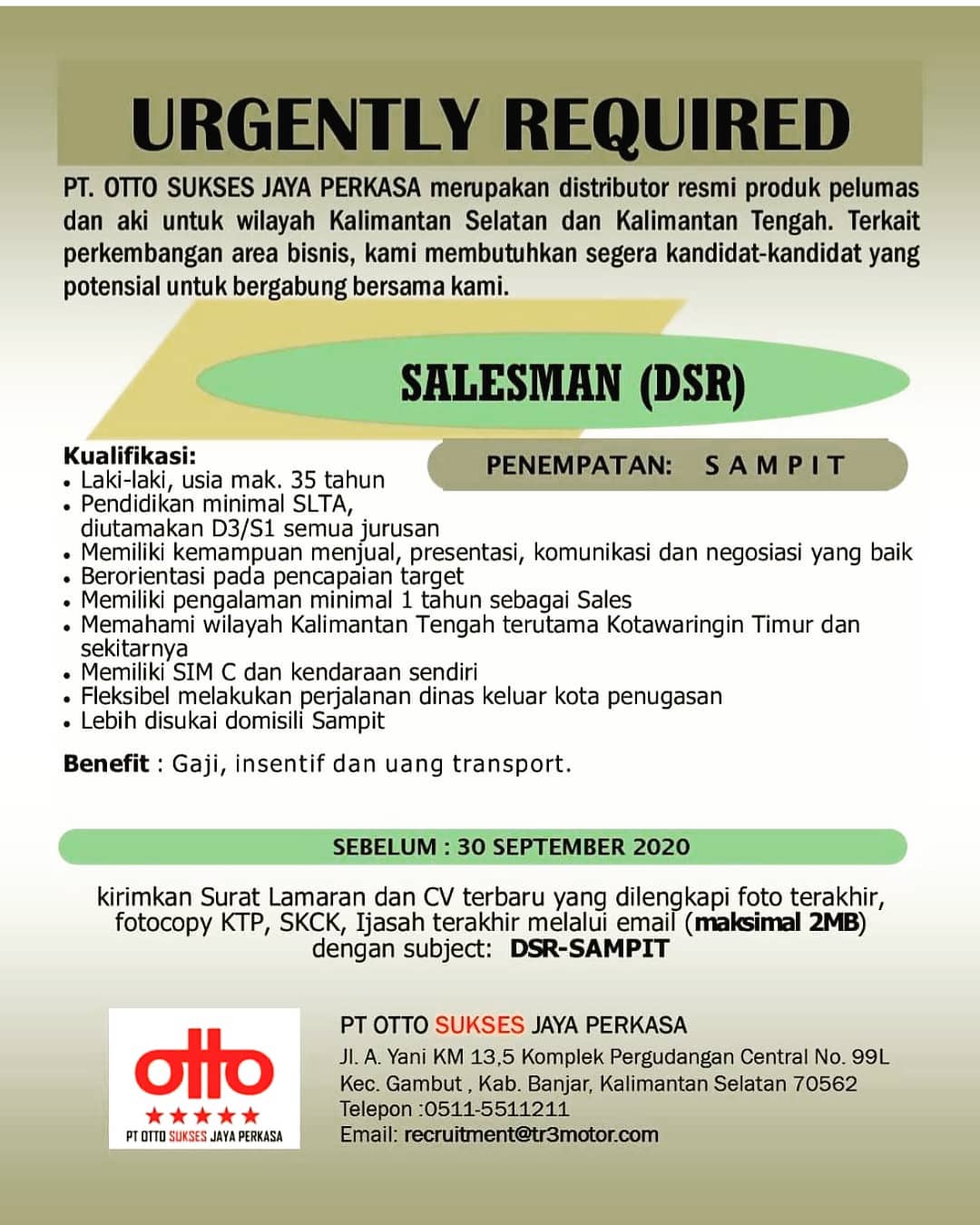 Alamat Pt Mekar Sukses Perkasa Ciamis / Lowongan Kerja