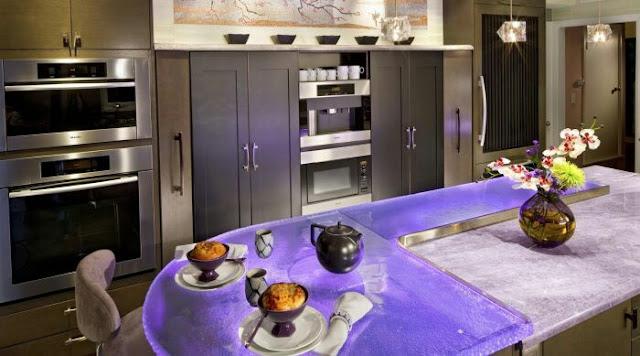 purple kitchen designs