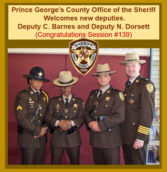 PRINCE COUNTY OFFICE OF THE SHERIFF TO THE FAMILY!