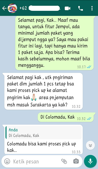 Review layanan JEMPOL dari TIKI