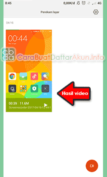 Cara Merekam Layar HP Xiaomi (Android KitKat) Tanpa Aplikasi