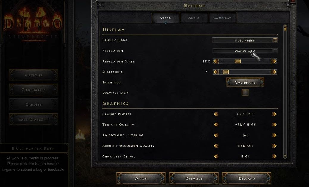 Best Settings to Run Diablo II Resurrected Smoothly on PC