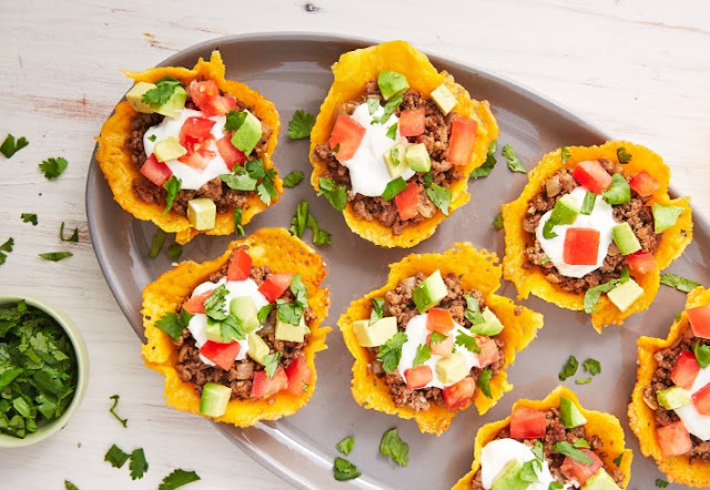Easy Taco Cups (Keto/Low Carb) #appetizers #lowcarb