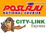 We Use POSLAJU or CITY-LINK EXPRESS for Shipping within Malaysia