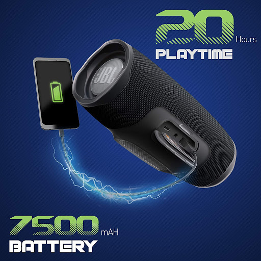 Best Buy JBL Charge 4 Powerful 30W IPX7 Waterproof Portable Bluetooth