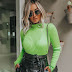 Blusa de Tricot Cacharrel | Verde Neon - Neon Vibes