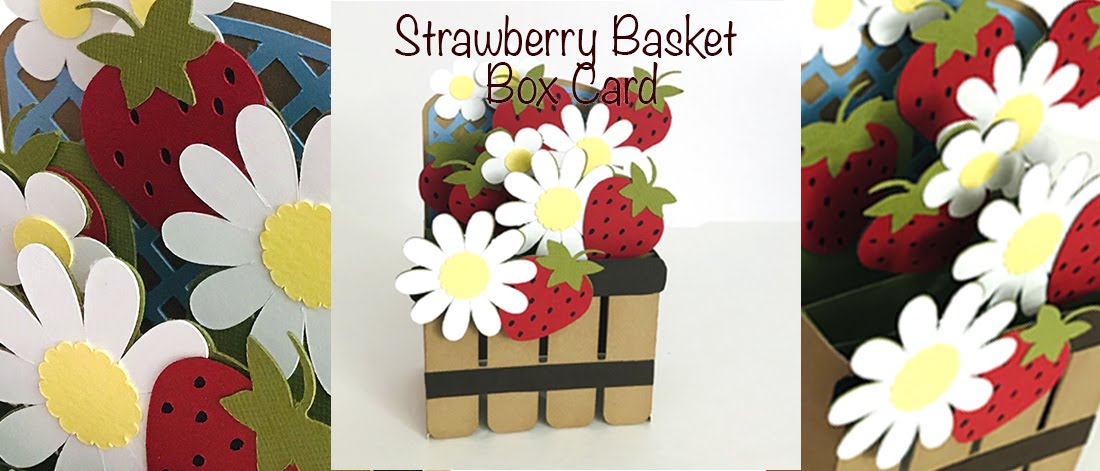 Download Free Strawberry Basket Box Card Paper Closet Designs SVG Cut Files