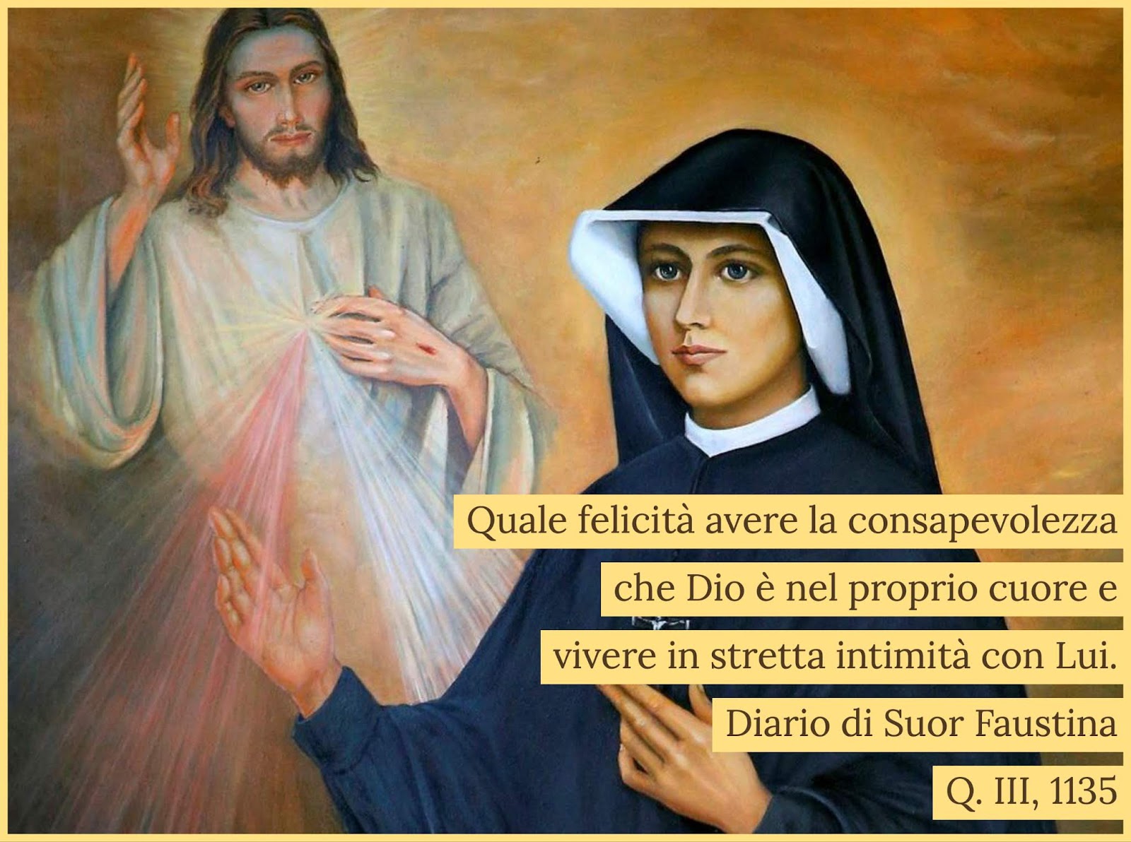 Preghiera Alla Divina Misericordia Di Suor Faustina Il Diario di Suor Faustina