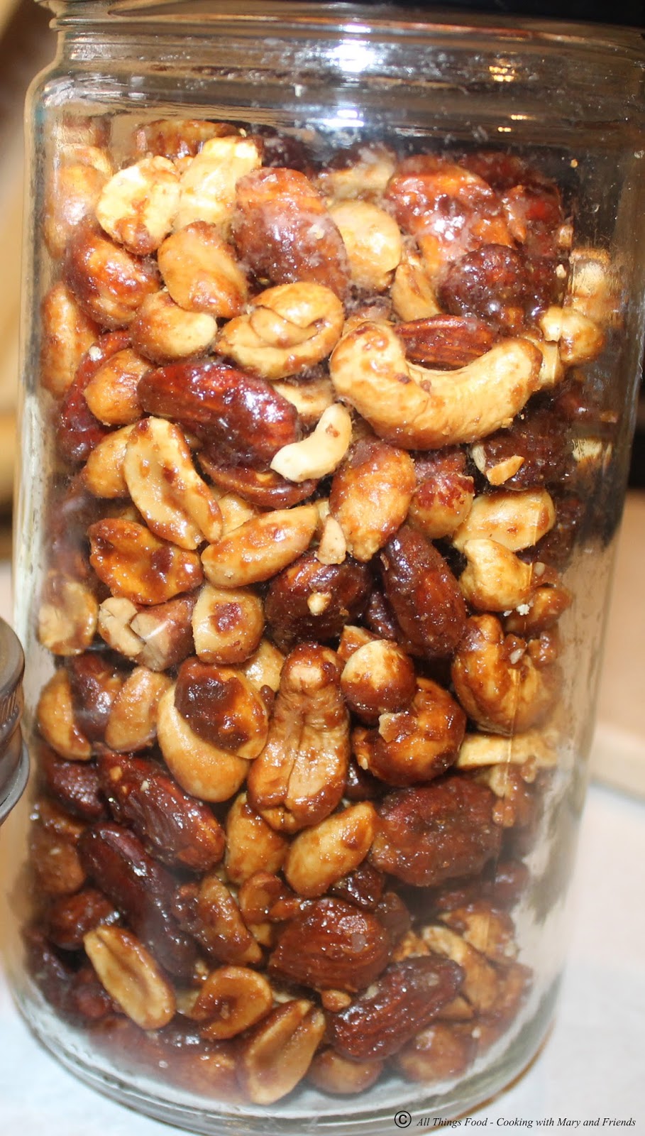 Cooking With Mary and Friends Honey Roasted Mixed Nuts