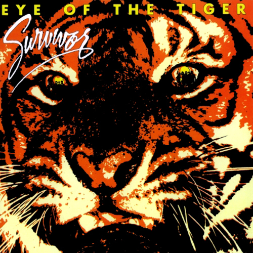 Camiseta Rock Survivor Eye of the Tiger