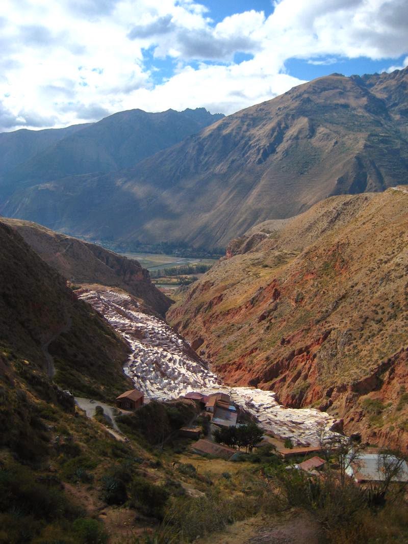 Peru city Marash, The Sacred Valley of the Incan Ruins, located near Cuzco Region of Peru.