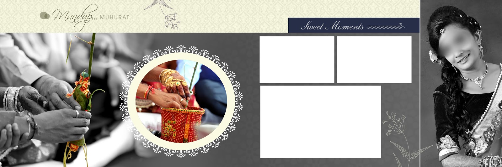 Download Indian Wedding 12x36 Dm Psd Template Vol 40 Free Download PSD Mockup Templates