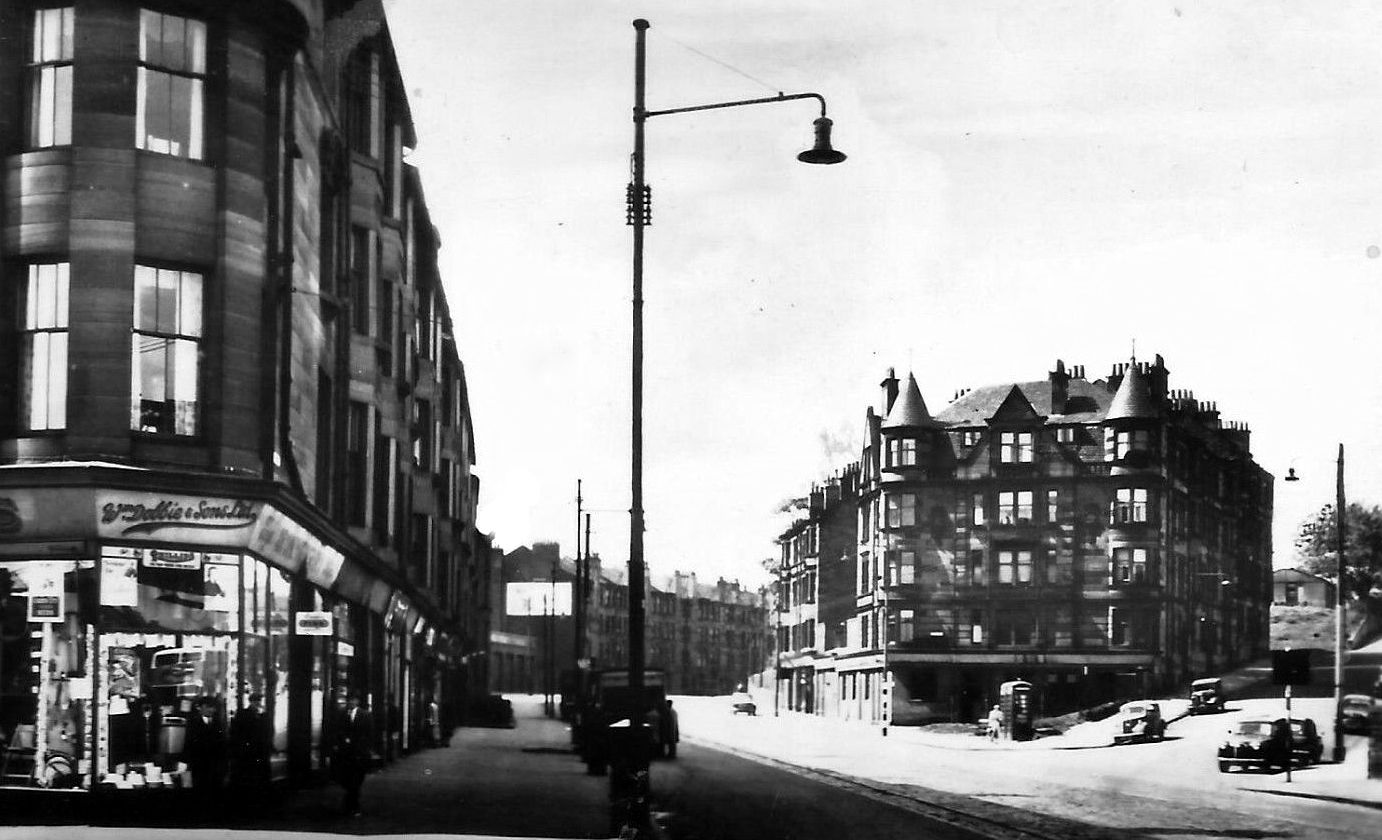 Tour Scotland Old Photograph Dumbarton Road Scotstoun Glasgow Scotland
