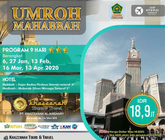 Paket Umroh Januari 2020