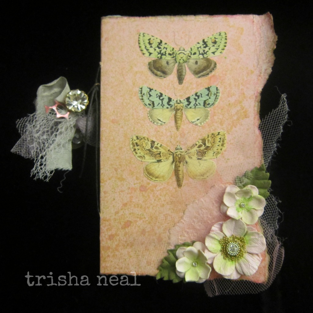 easily amused, hard to offend . . .: spring flowers hand bound book