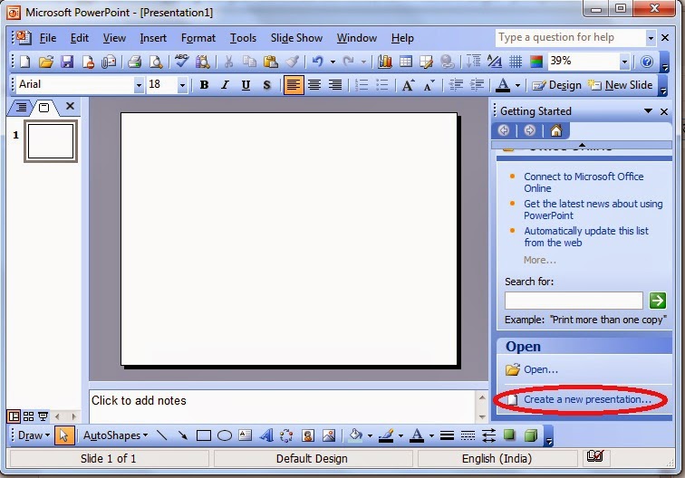 MS PowerPoint 2003