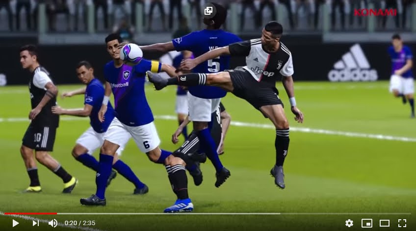 La Juventus vuole vincere anche ai videogiochi: accordo milionario per Efootball Pes 2020 di Konami.